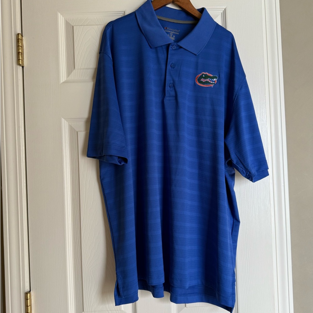 NEW NWT NCAA  2XL Men's Blue Florida Gators Polo Shirt